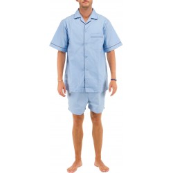 Hellblau Herren Pyjama