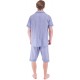 Lyseblå menns pyjamas